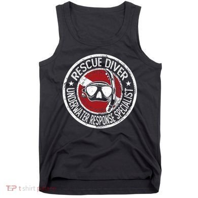 Underwater Response Sprcialist Under Water Rescue Diver Tank Top
