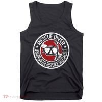 Underwater Response Sprcialist Under Water Rescue Diver Tank Top thumb 0