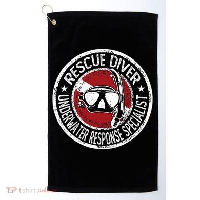 Underwater Response Sprcialist Under Water Rescue Diver Golf Towel
