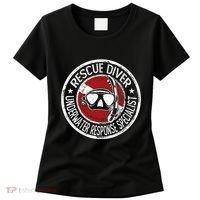 Underwater Response Sprcialist Under Water Rescue Diver Women's T-Shirt thumb 0