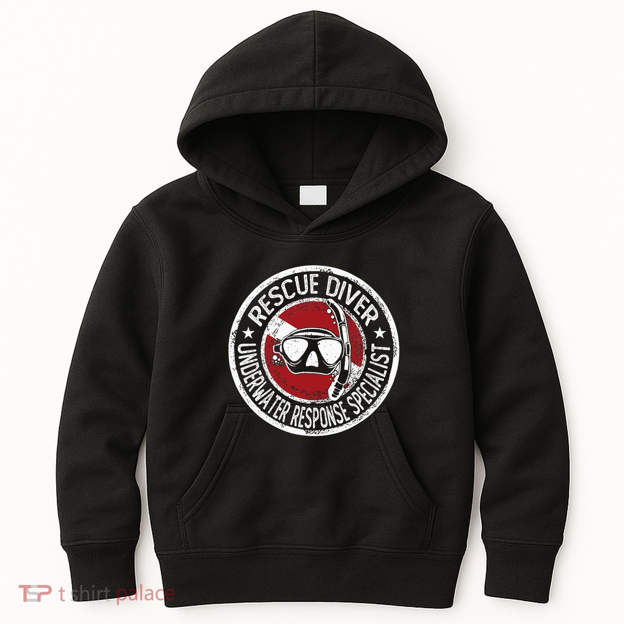 Underwater Response Sprcialist Under Water Rescue Diver Kids Hoodie