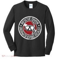 Underwater Response Sprcialist Under Water Rescue Diver Kids Long Sleeve Shirt thumb 0