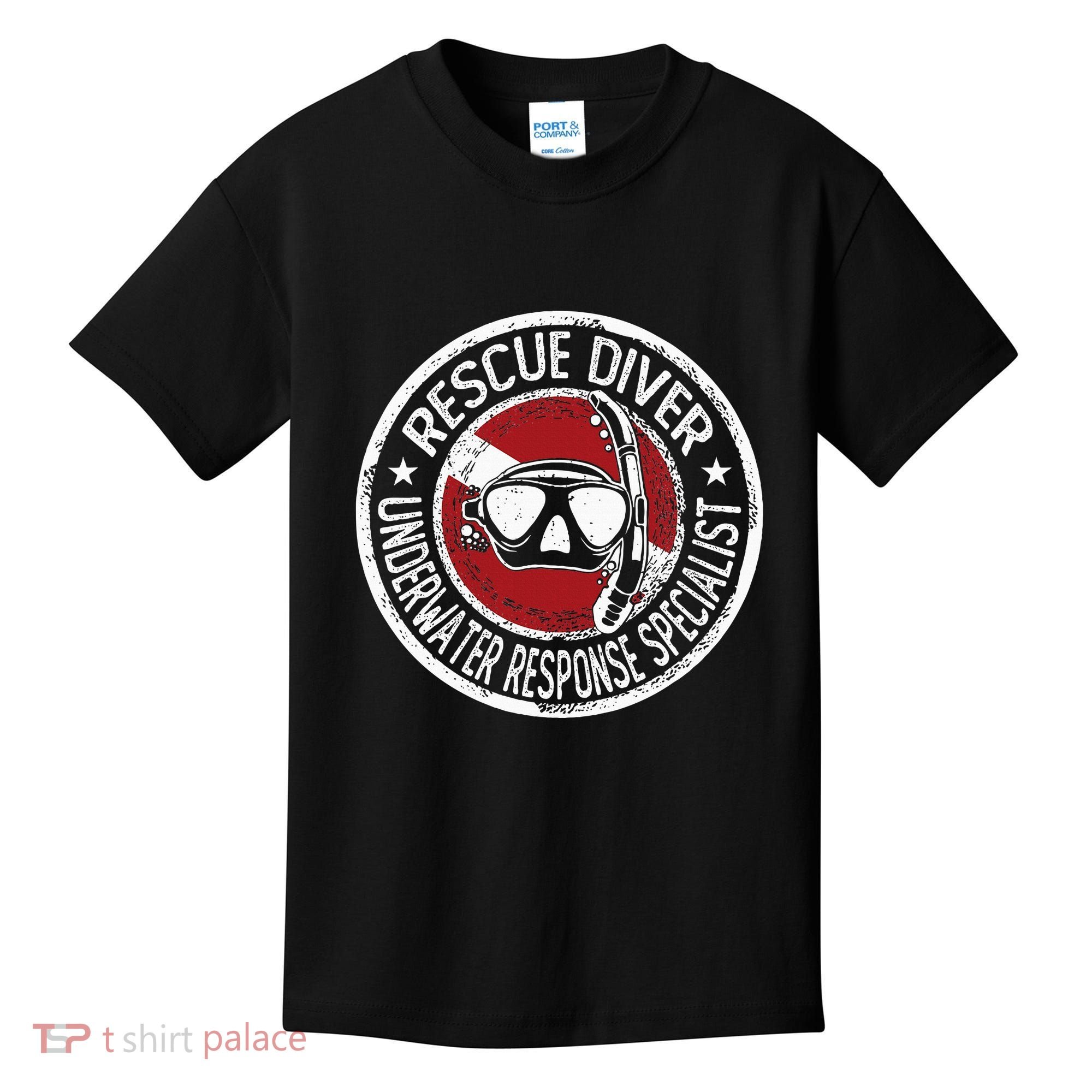Underwater Response Sprcialist Under Water Rescue Diver Kids T-Shirt