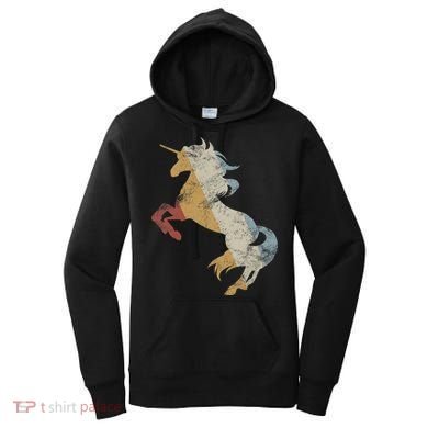 Unicorn Retro Style Vintage Women's Hoodie