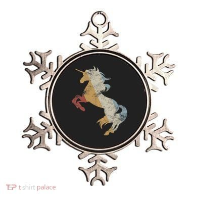 Unicorn Retro Style Vintage Ornament