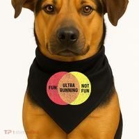 Ultra Running Trail Runner Finisher Ultra Marathon USA-Made Doggie Bandana thumb 1