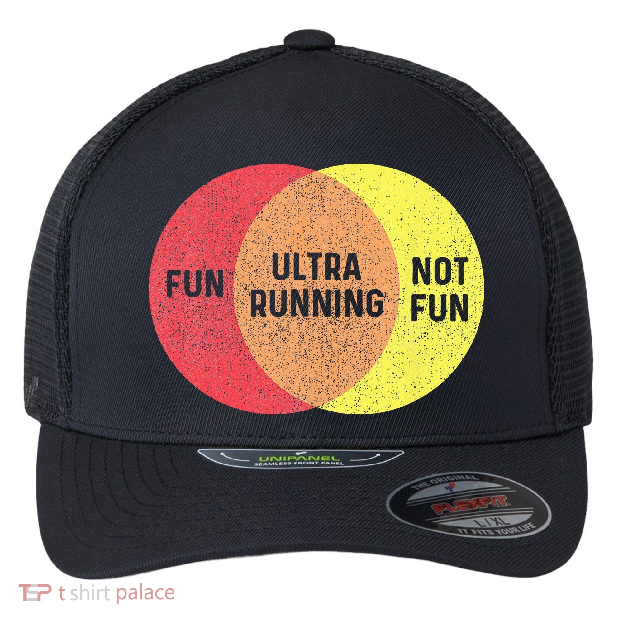 Ultra Running Trail Runner Finisher Ultra Marathon Flexfit Unipanel Trucker Cap