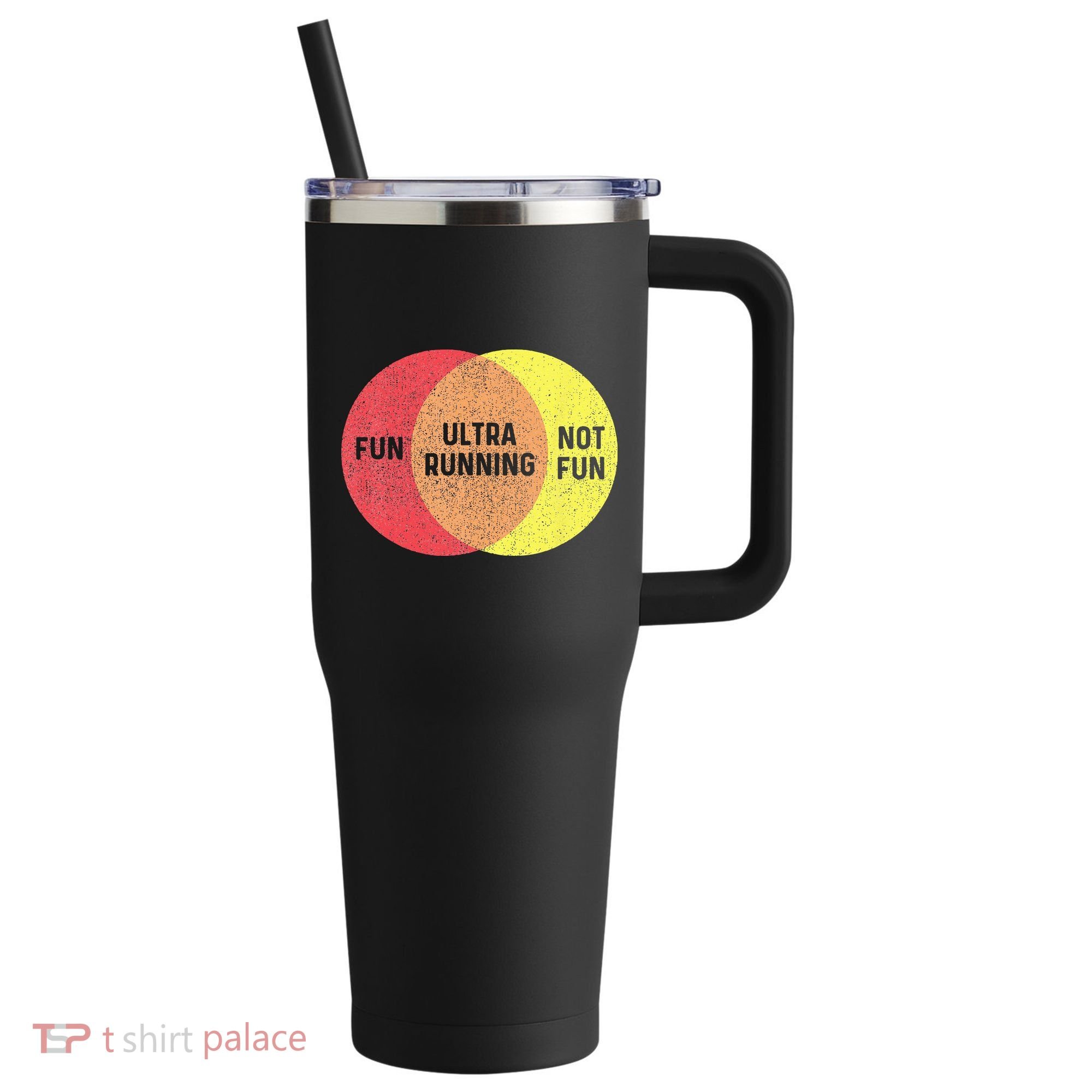 Ultra Running Trail Runner Finisher Ultra Marathon 40oz Vacuum Insulated Stainless Steel Travel Tumbler