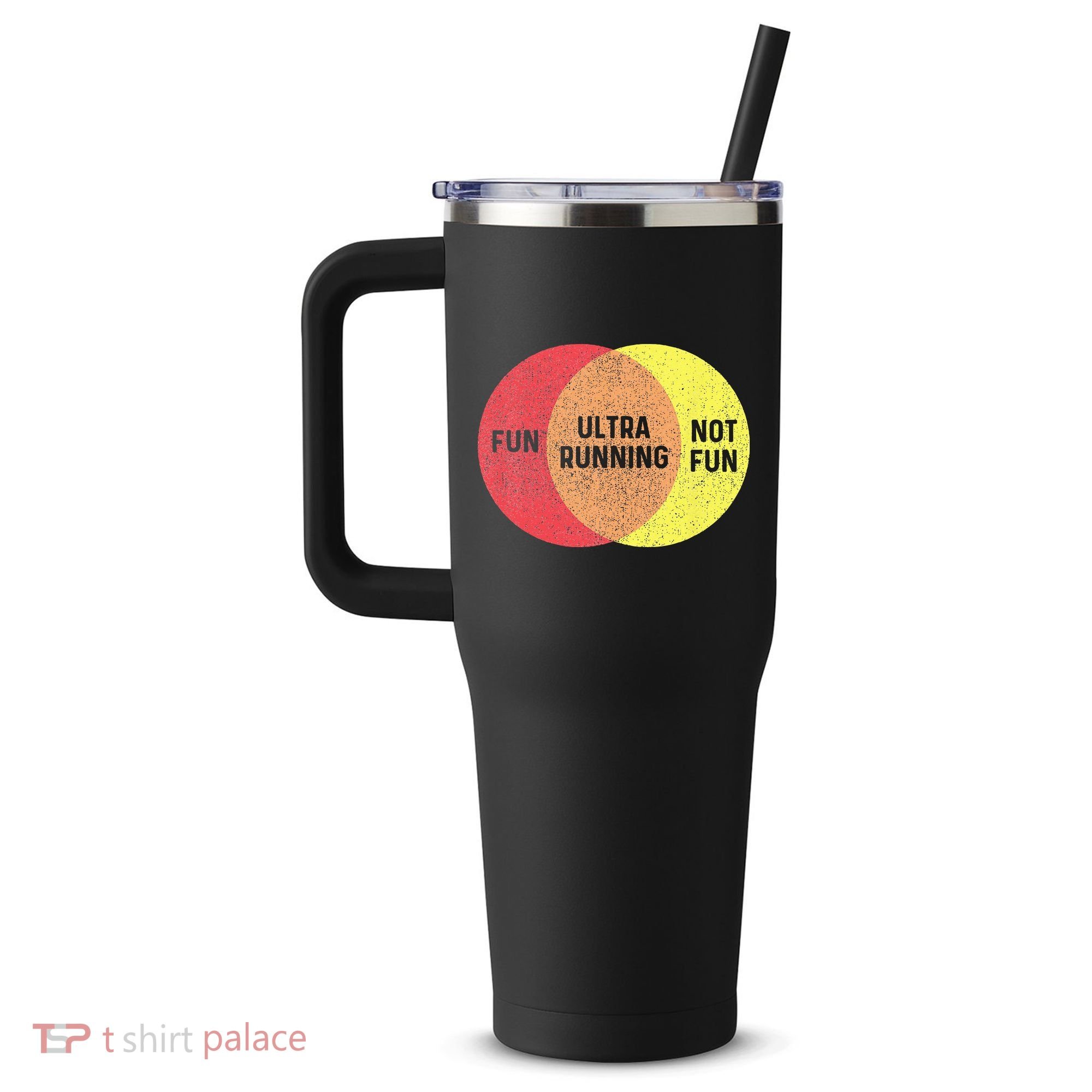 Ultra Running Trail Runner Finisher Ultra Marathon 40oz Vacuum Insulated Stainless Steel Travel Tumbler