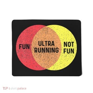 Ultra Running Trail Runner Finisher Ultra Marathon Mousepad