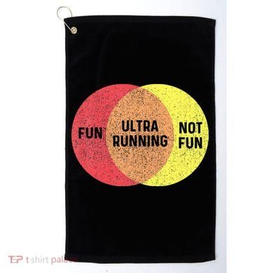 Ultra Running Trail Runner Finisher Ultra Marathon Golf Towel