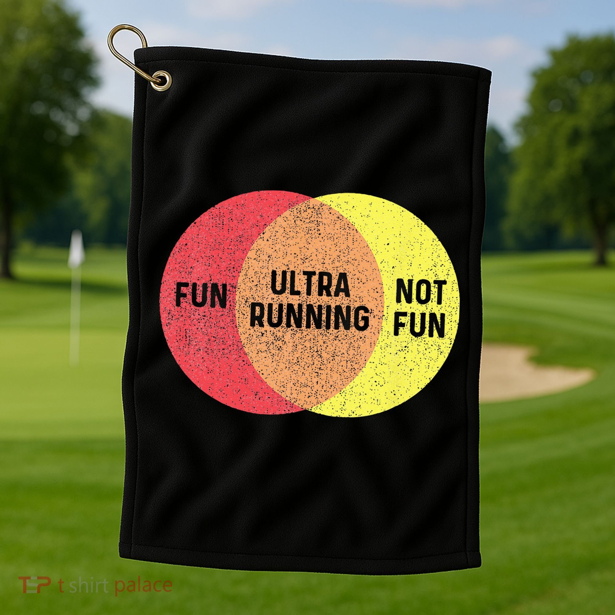 Ultra Running Trail Runner Finisher Ultra Marathon Golf Towel