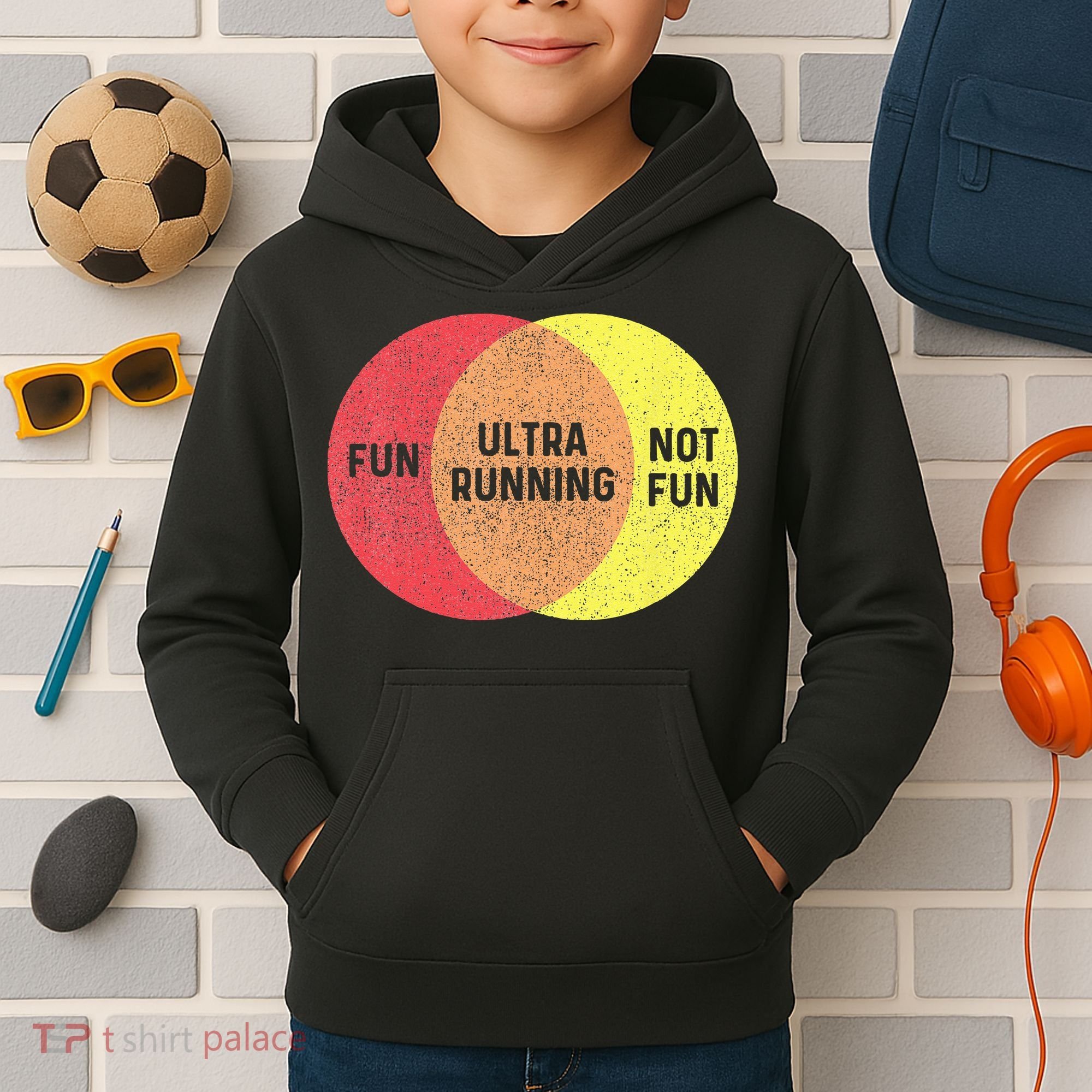 Ultra Running Trail Runner Finisher Ultra Marathon Kids Hoodie