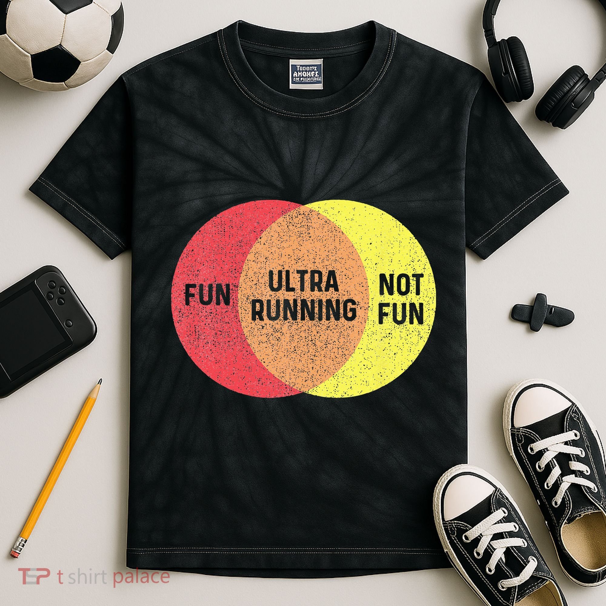 Ultra Running Trail Runner Finisher Ultra Marathon Kids Tie-Dye T-Shirt