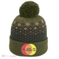 Ultra Running Trail Runner Finisher Ultra Marathon The Baniff Cuffed Pom Beanie thumb 0