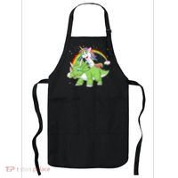 Unicorn Riding Triceratops Dinosaur Apron thumb 0