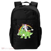 Unicorn Riding Triceratops Dinosaur Backpack thumb 0
