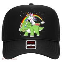 Unicorn Riding Triceratops Dinosaur Hat thumb 0