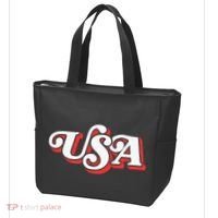 Usa Retro Typography Patriotic Tote Bag thumb 3