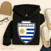 Uruguay Country Soccer Crest Hoodie thumb 4