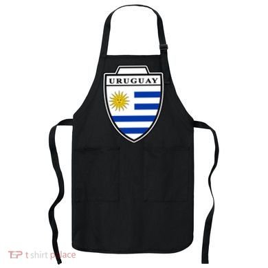 Uruguay Country Soccer Crest Apron