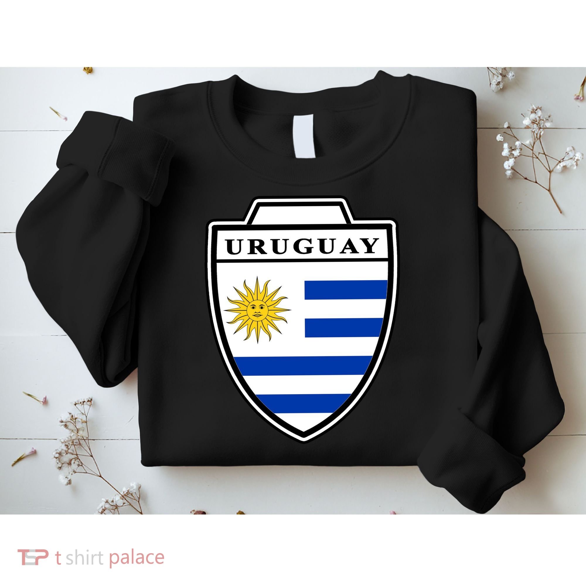 Uruguay Country Soccer Crest Sweatshirt