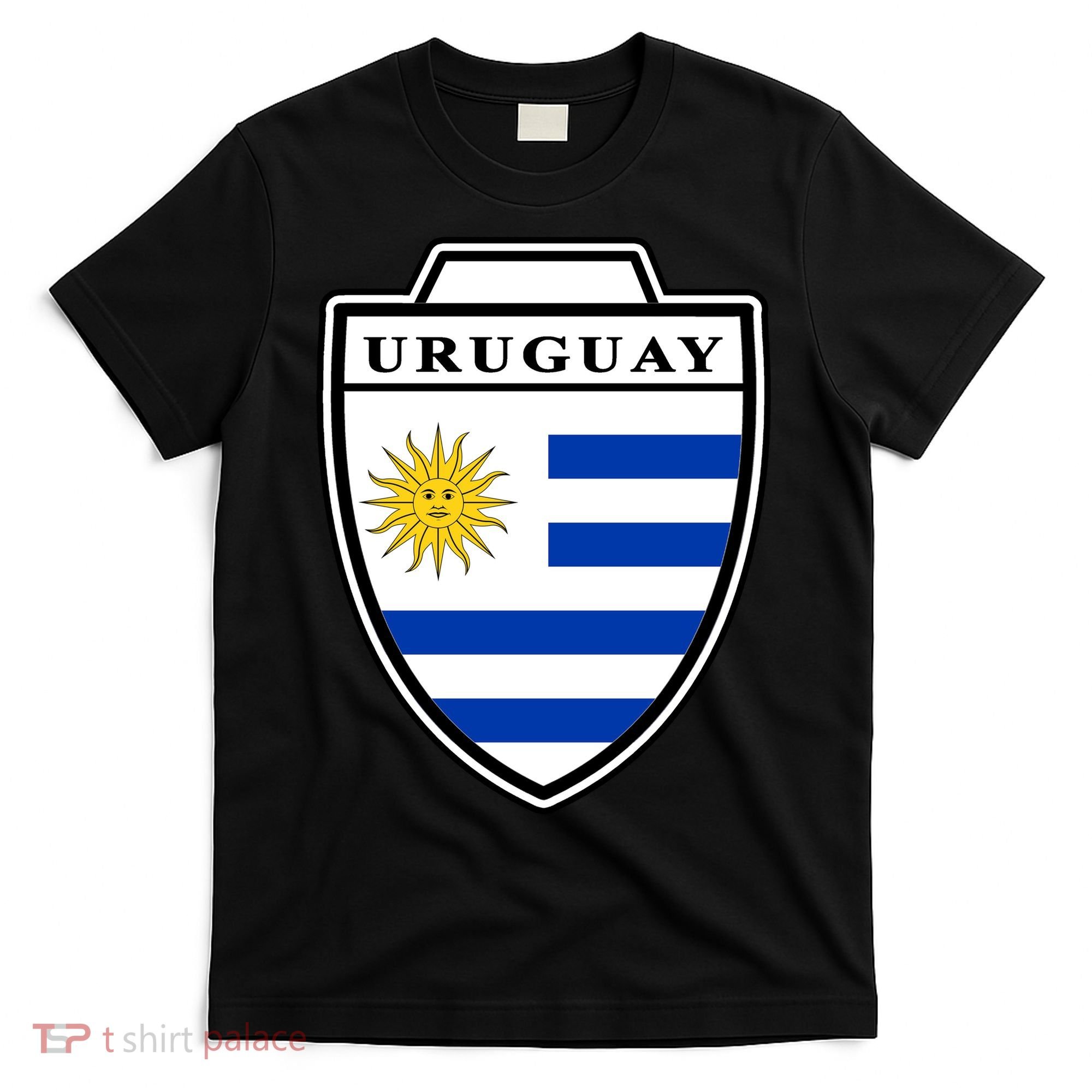 Uruguay Country Soccer Crest T-Shirt
