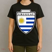 Uruguay Country Soccer Crest T-Shirt thumb 4