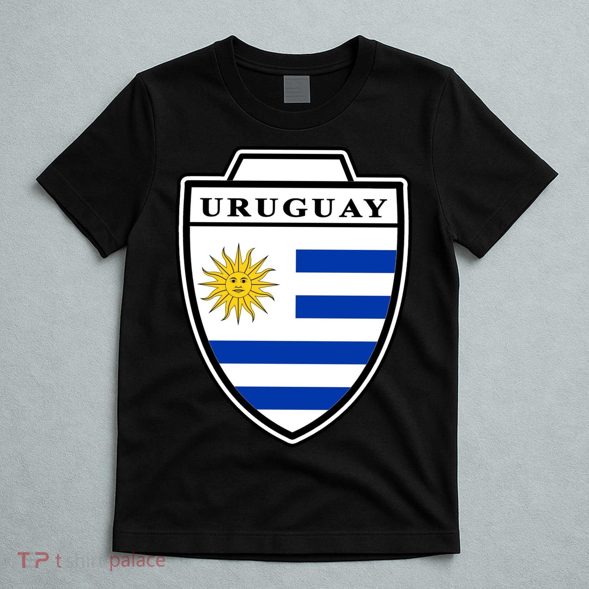 Uruguay Country Soccer Crest T-Shirt