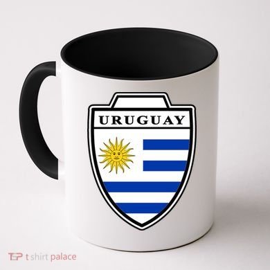Uruguay Country Soccer Crest Coffee Mug