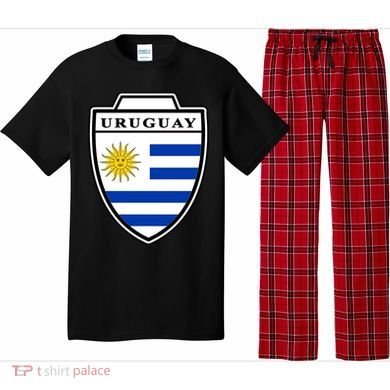 Uruguay Country Soccer Crest Pajama Set