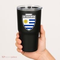 Uruguay Country Soccer Crest Tumbler thumb 2