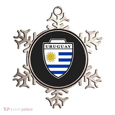 Uruguay Country Soccer Crest Ornament