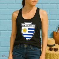 Uruguay Country Soccer Crest Women's Tank Top thumb 2