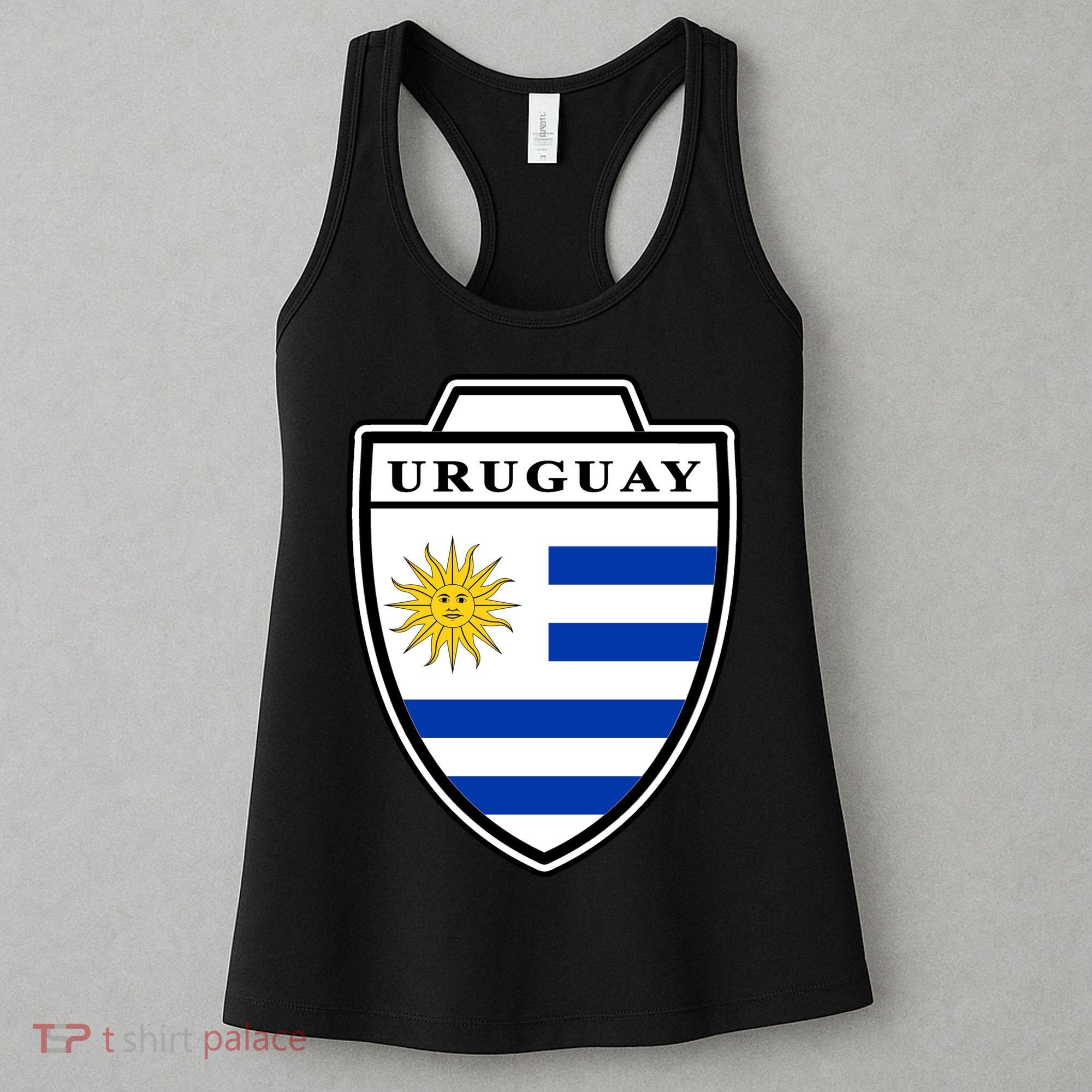 Uruguay Country Soccer Crest Women's Tank Top