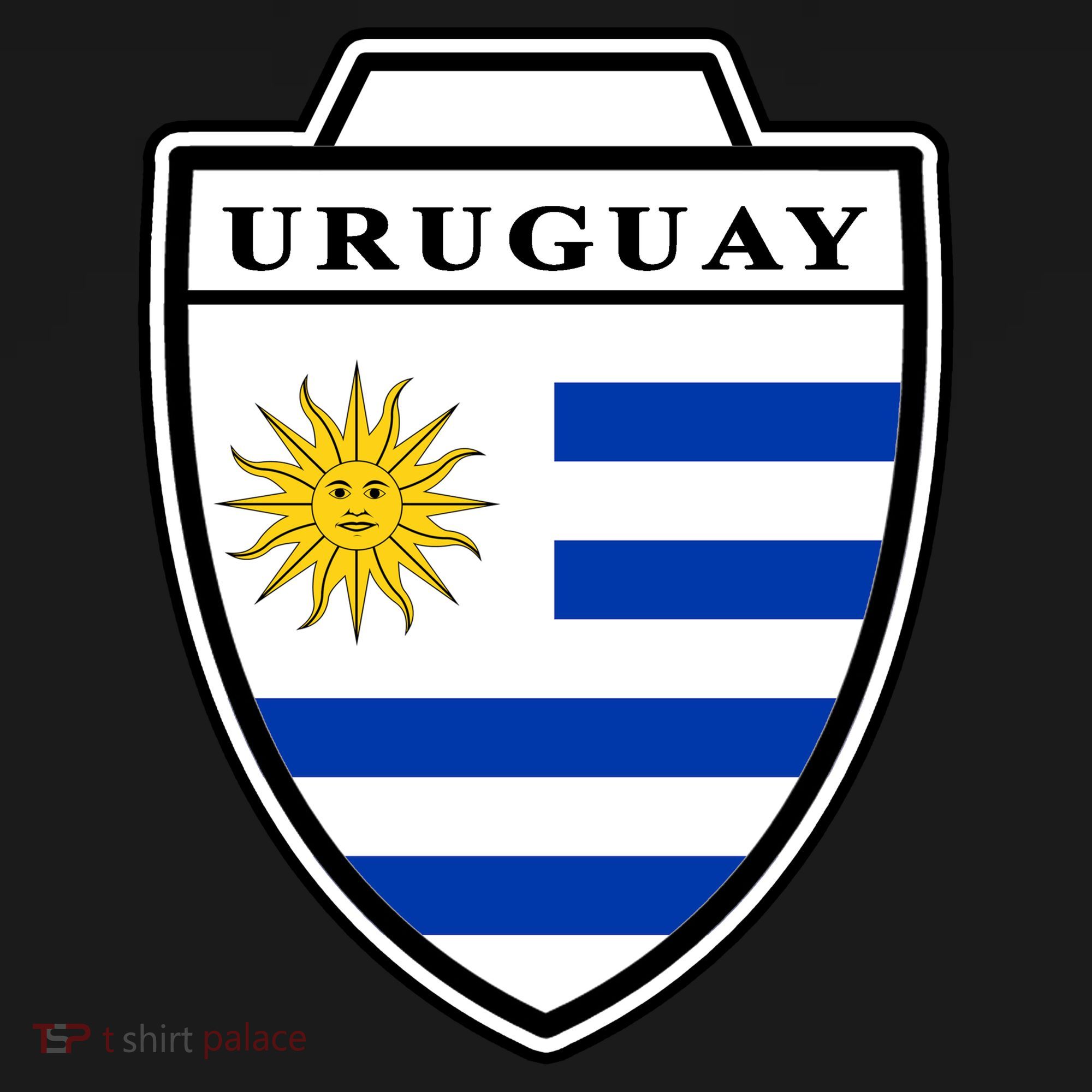 Uruguay Country Soccer Crest Women's Tank Top