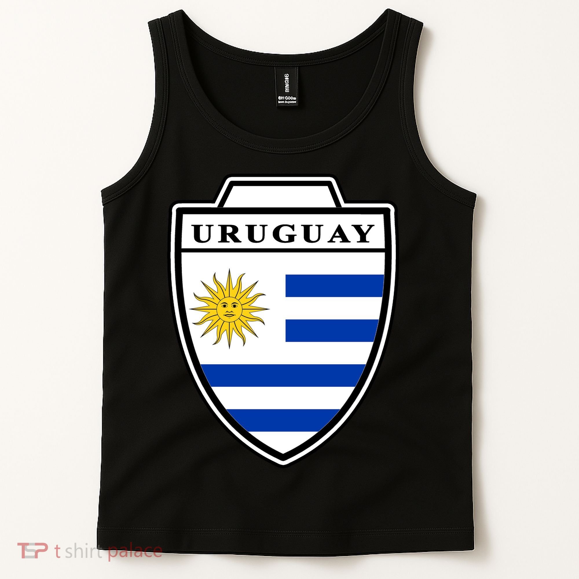 Uruguay Country Soccer Crest Tank Top
