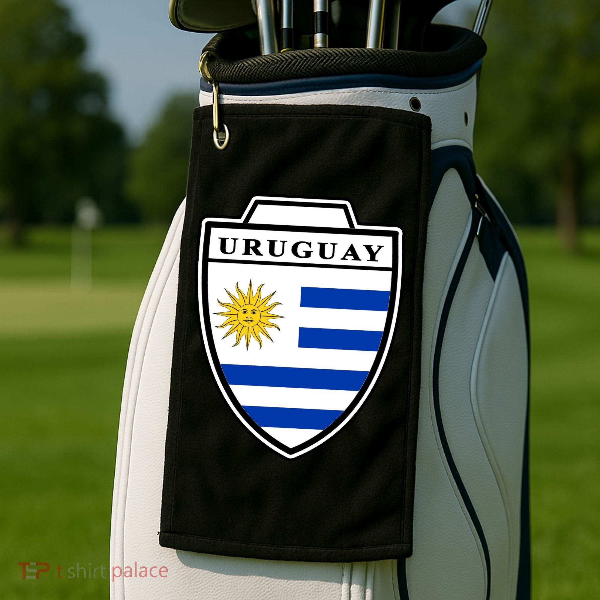 Uruguay Country Soccer Crest Golf Towel