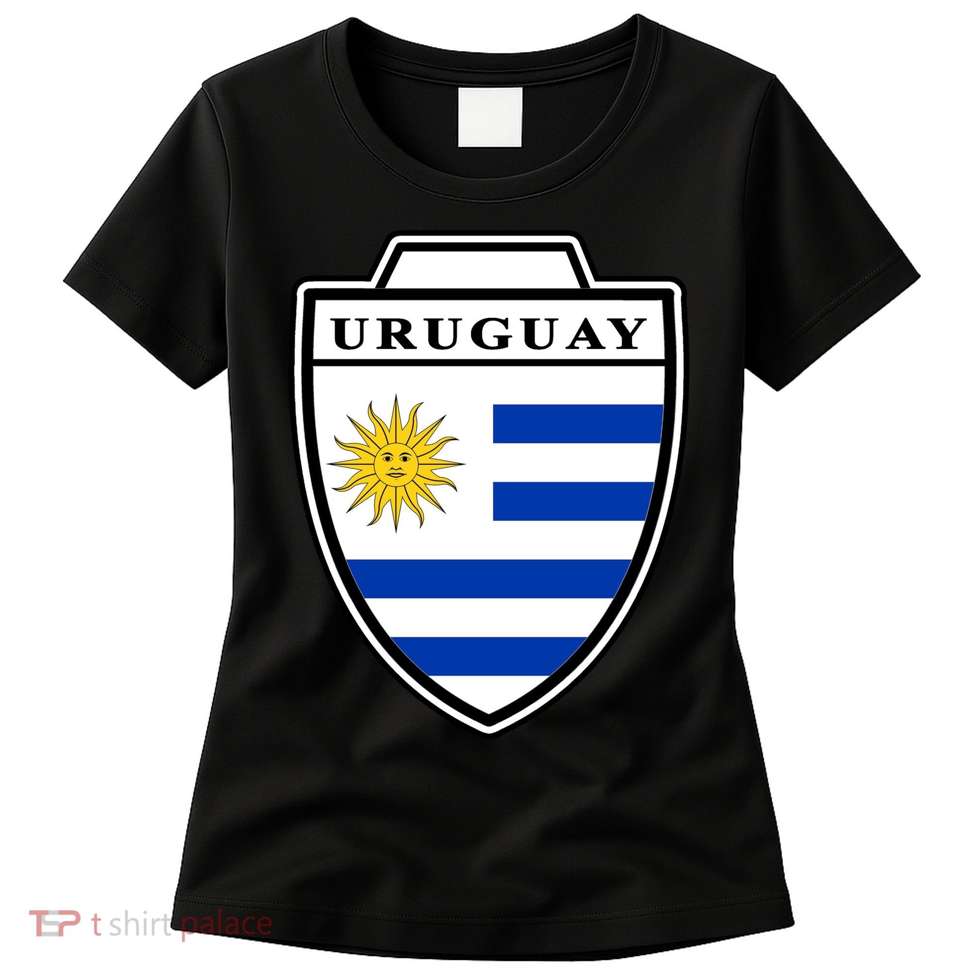 Uruguay Country Soccer Crest Women's T-Shirt