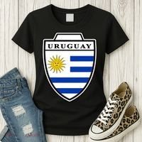 Uruguay Country Soccer Crest Women's T-Shirt thumb 3