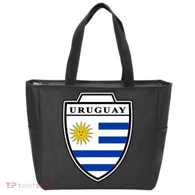 Uruguay Country Soccer Crest Tote Bag