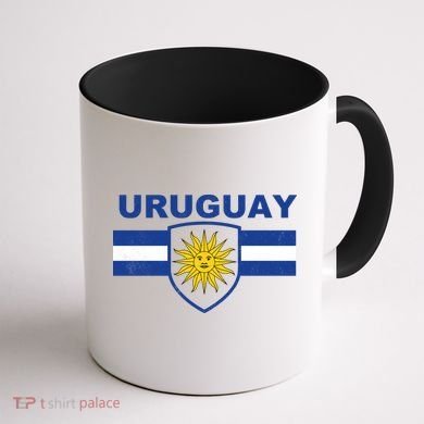 Uruguay shield style Coffee Mug back