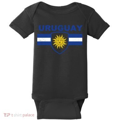 Uruguay shield style Baby Bodysuit