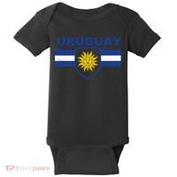 Uruguay shield style Baby Bodysuit thumb 0