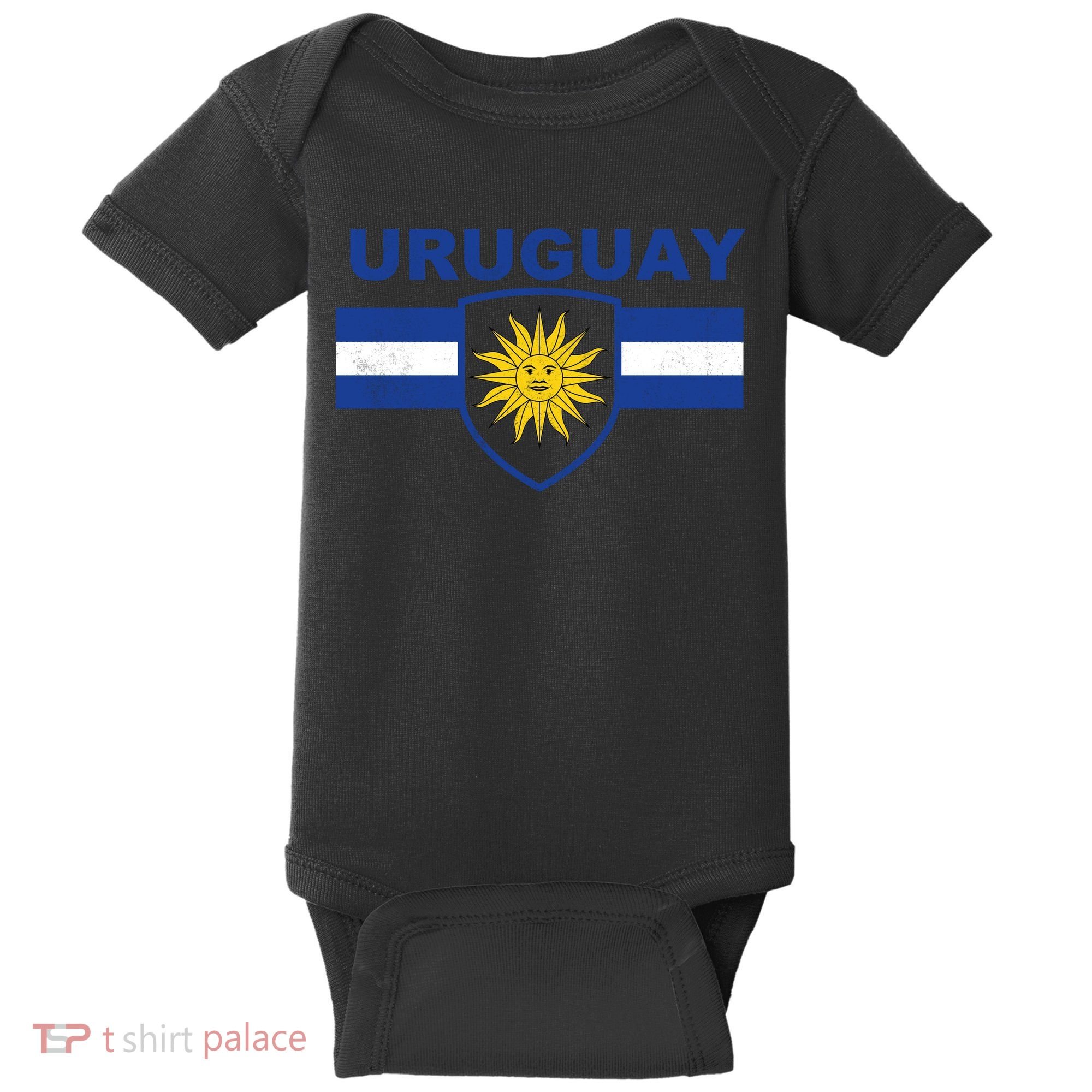 Uruguay shield style Baby Bodysuit