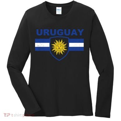 Uruguay shield style Women's Long Sleeve Shirt