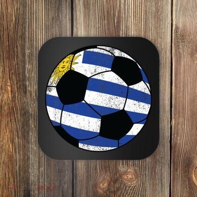 Uruguay soccer ball Coaster