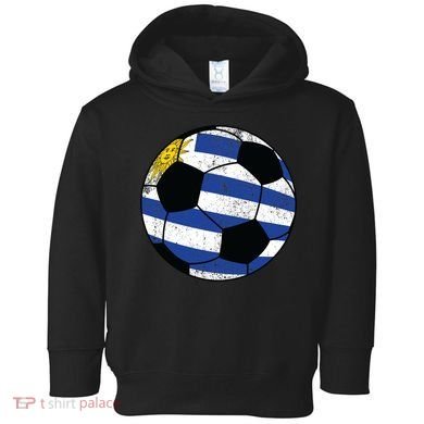 Uruguay soccer ball Toddler Hoodie