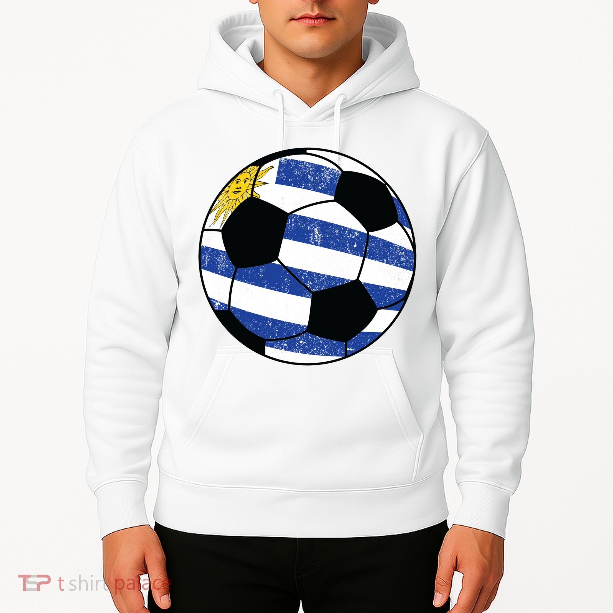 Uruguay soccer ball Hoodie