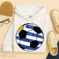 Uruguay soccer ball Hoodie thumb 4